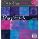 Blues & Hues 12x12 Inch Paper Pack, Pink Ink Designs