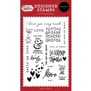 Valentines Wishes Clear Stamps, Carta Bella 13 Teile