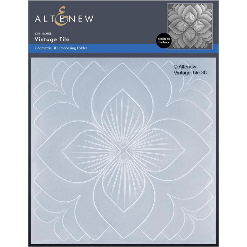 Altenew Vintage Tile 3D Embossing Folder, 10.95 CHF