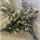 Miniatur Busch beblumt zu 3 Stück Höhe: 95mm weiss