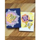 Simon Hurley Background Stamp Flowering Mandala