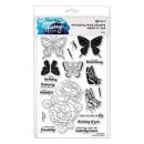 Simon Hurley create. Photopolymer Stamp Butterfly Kisses