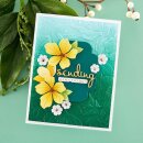 Four Petal Floral 3D Embossing Folder from the Four Petal Collection