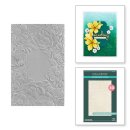 Spellbinders Four Petal Floral 3D Embossing Folder from...