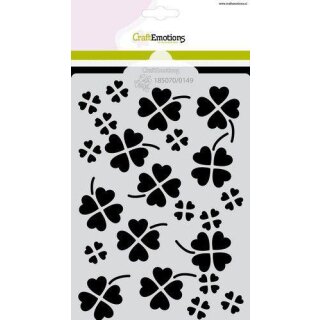 Schablone Kleeblatt A6