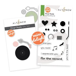 Altenew Mini Delight: Vinyl Style Stamp & Die Set