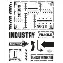 Clear Stamp Industrial Style 14x18cm
