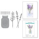 Spellbinders Mason Jar and Lavender Etched Dies from The...