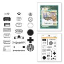 Spellbinders Reading Matter Clear Stamp Set from the Flea...