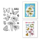 Spellbinders Hello Butterfly Clear Stamp Set from the...