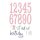Sizzix Thinlits Die Set 15PK - Fabulous Birthday Numbers by Debi Potter