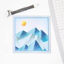 Sizzix Layered Stencils 4PK - Mountain Scene by Josh...