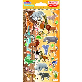 Sticker Afrikanische Tiere