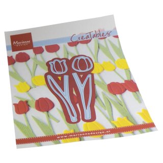 Stanzschablonen Tulpen