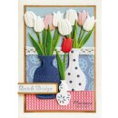 Stanzschablonen Tulpen
