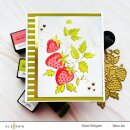 Altenew Spark Joy: Sweet Strawberries Stencil& Hot Foil Plate