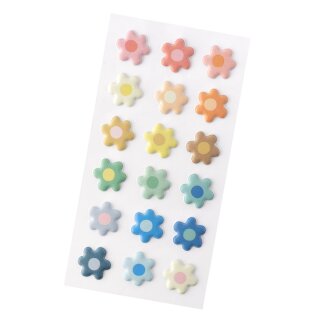 Jen Hadfield Flower Child Puffy Stickers Mini 36 Stk 11mm