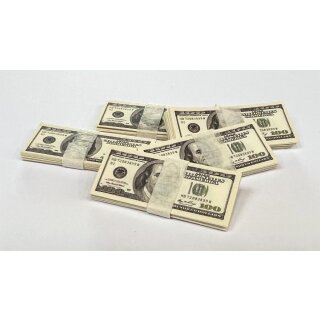Miniatur Geldbündel Dollar 30x13mm,1 Bündel