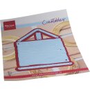 Stanzschablone Schiffsboden mit Seilen