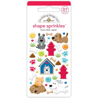 Throw. Fetch. Repeat. Shape Sprinkles