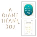 Spellbinders Giant Thank You Glimmer Hot Foil Plate
