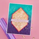 Spellbinders Hexi-Gem Glimmer Hot Foil Plate