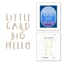 Spellbinders Little Card Big Hello Glimmer Hot Foil Plate