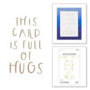 Spellbinders This Card is Full of Hugs