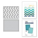 Spellbinders ZIG ZAG CHEVRON ETCHED DIES FROM THE PHOTOSYNTHESIS COLLECTION