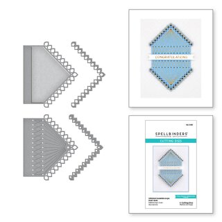 Spellbinders Stitched Kaleidoscope Hexi-Gem Etched Dies