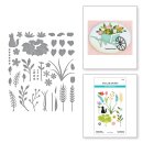 Spellbinders GARDEN BUILDER ETCHED DIES FROM THE COUNTRY ROAD COLLECTION BY ANNIE WILLIAMS