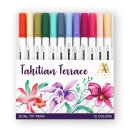 Altenew Tahitian Terrace Dual Tip Pens (Water-based)