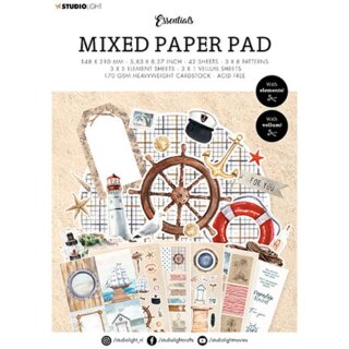 Essentials Mixed A5 Paper Pad Vintage Summer