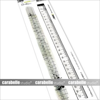 Carabelle Studio • Cling Stamp Edge Mètre Ruban Et Cahier Ligné