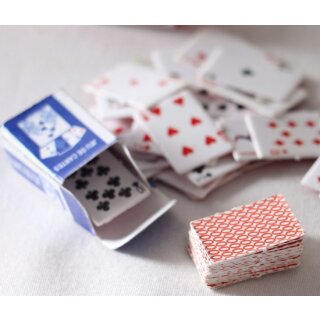 Miniatur Spielkarten zu 2 Set, 18x15mm