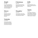 Sizzix Clear Stamps Set 7PK Festive Dictionary...