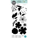 Sizzix Layered Clear Stamps Set 13PK Blossoms by Lisa Jones