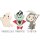 Sizzix Thinlits Die Set 3PK w/3PK Stamps Spooky Friends by Pete Hughes