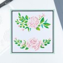 Sizzix Layered Stencils 4PK Floral Borders by Olivia Rose