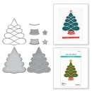 Spellbinders Stitched Christmas Tree Etched Dies
