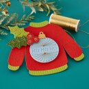 Spellbinders Stitched Christmas Sweater Etched Dies