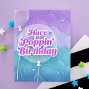 Spellbinders Glimmering Poppin Birthday Hot Foil Plate & Die Set