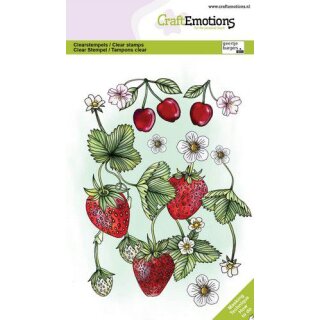 Clear Stamp Erdbeeren und Kirschen
