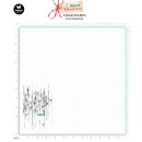 Magical Christmas Clear Stamp Wood Background