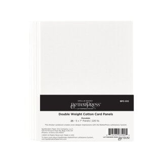 Spellbinders BetterPress 12.70 x 17.80 cm Double Weight, Porcelain
