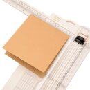 Papierschneide- und Falzmaschine (Rillen) 12x30,5cm