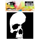 Schablone Skull Shadow Stencill 15x15 cm