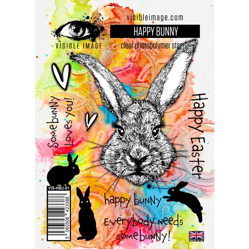 Clear-Stamp Happy Bunny Stamp Set, 15.95 CHF