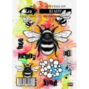 Clear-Stamp Bee Happy Stamp Set
