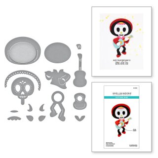 Spellbinders Dancin Day of the Dead Boy Etched Dies